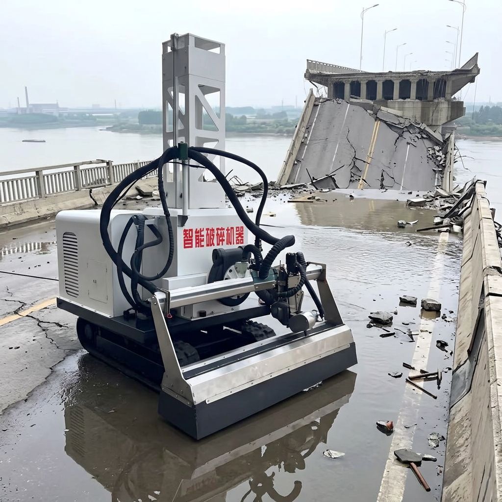 用于桥梁修复的集装箱式水力拆除装置 200MPa 可调压力超高压水射流机-3