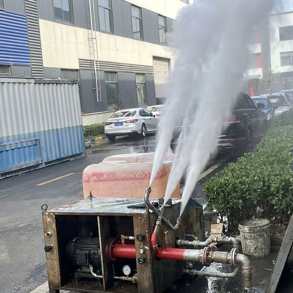 2000bar柴油水力拆桥机用于桥梁维护超高压水射流系统-2