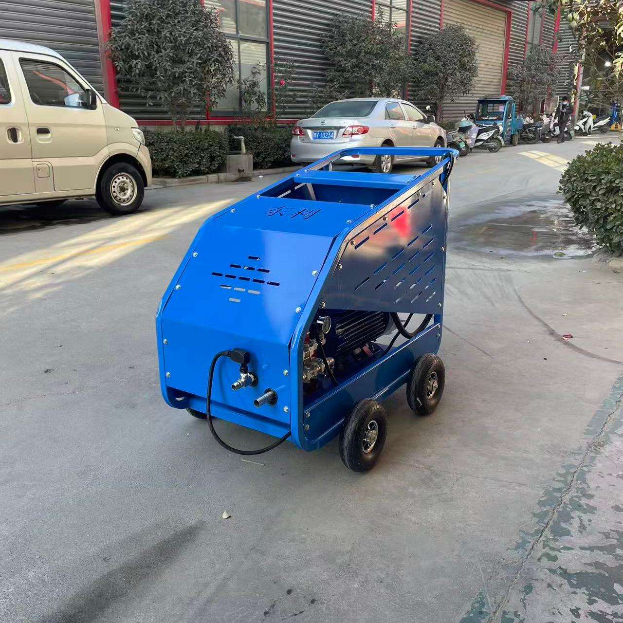 新型 15KW 电动高压清洗机 350 巴 5000 PSI 重型冷水清洗机,用于洗车店光学设备除锈-3