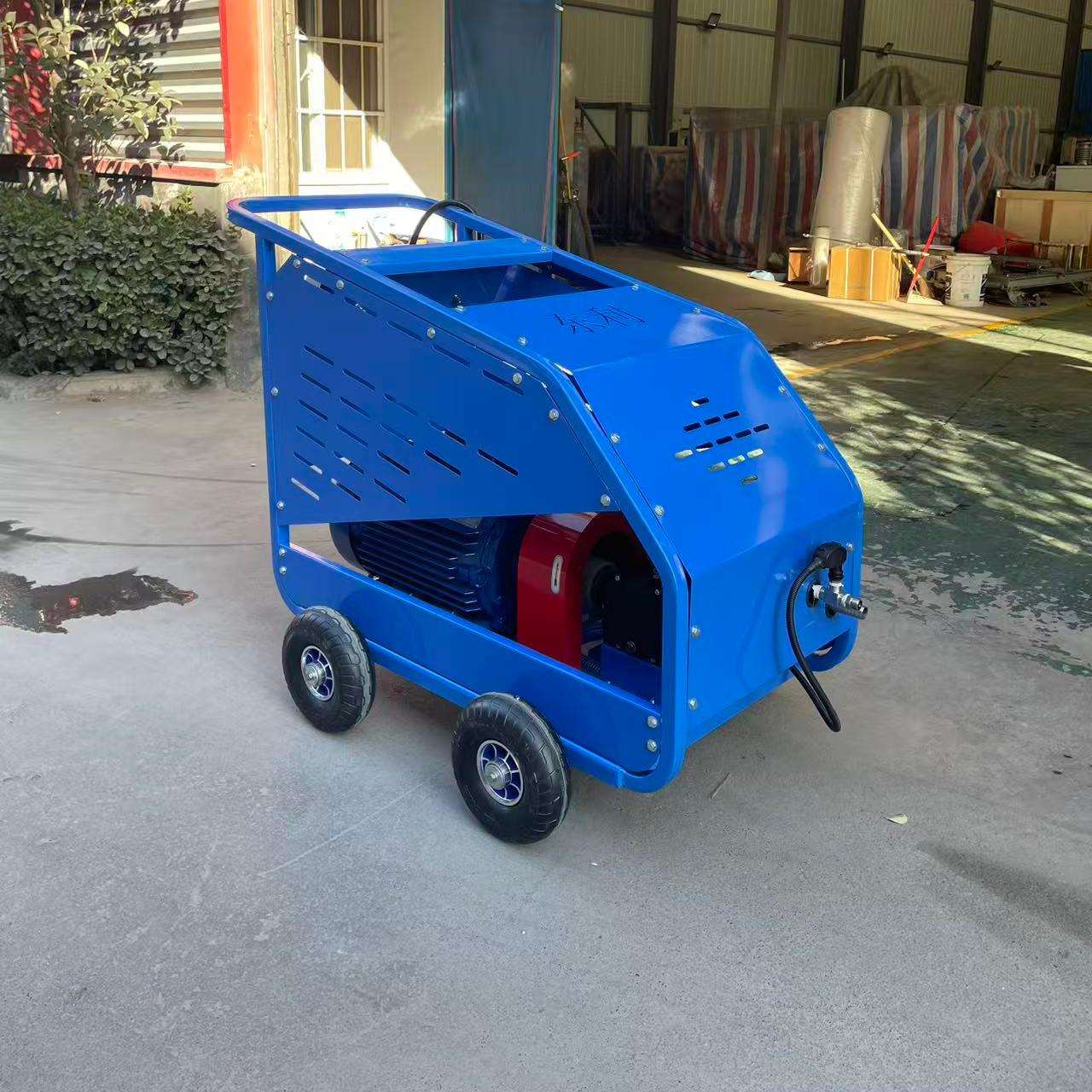 新型 15KW 电动高压清洗机 350 巴 5000 PSI 重型冷水清洗机,用于洗车店光学设备除锈-5