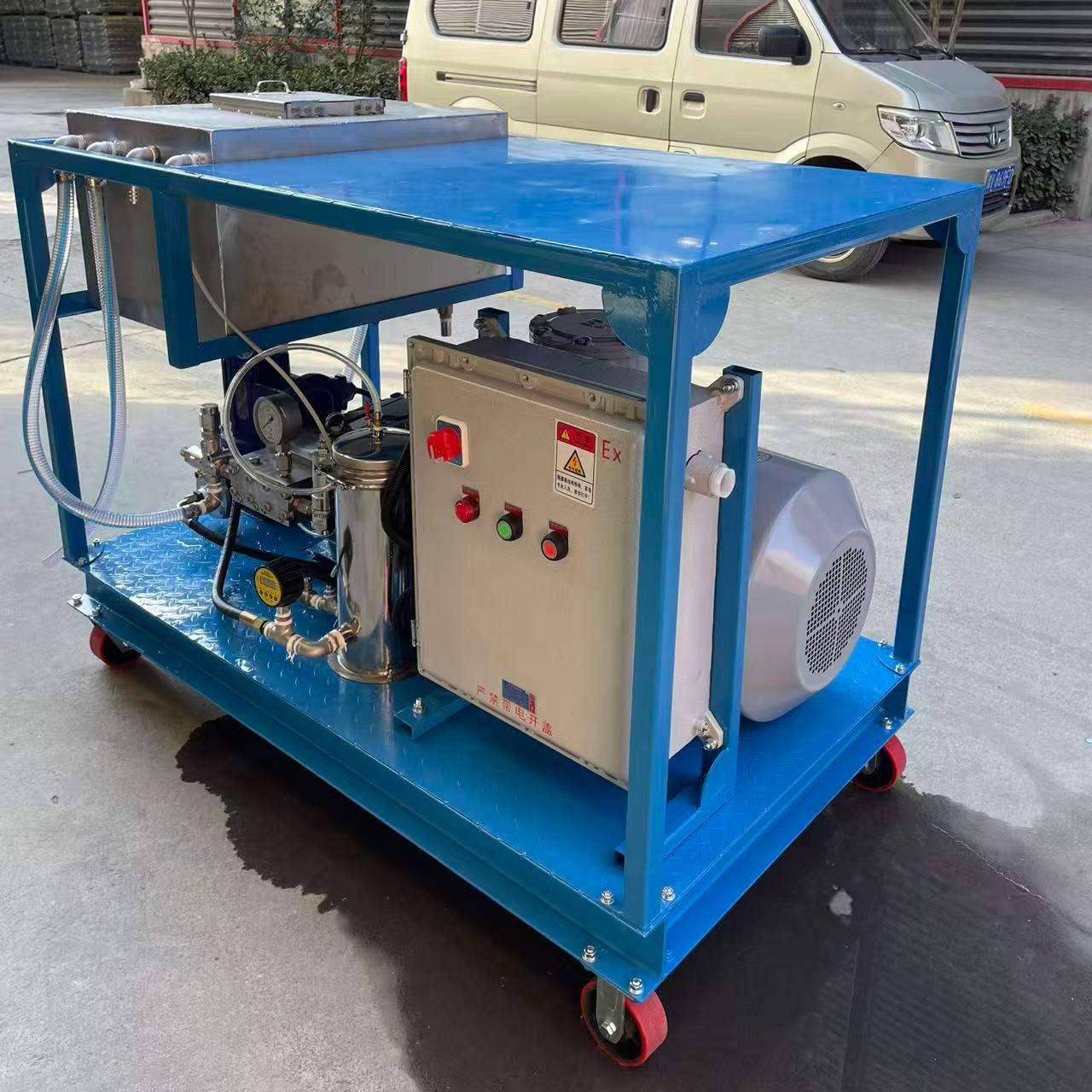 油罐船工业清洗设备用新型喷水1000bar高压清洗机-3