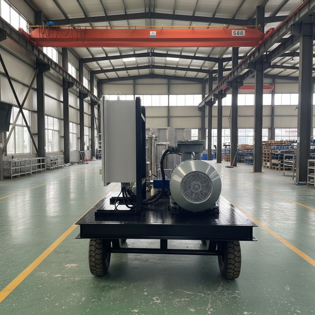 新型高压水枪清洗机 2500 巴 高压不锈钢重型清洗机 132KW 380V/440V 船体除锈喷射清洁-3