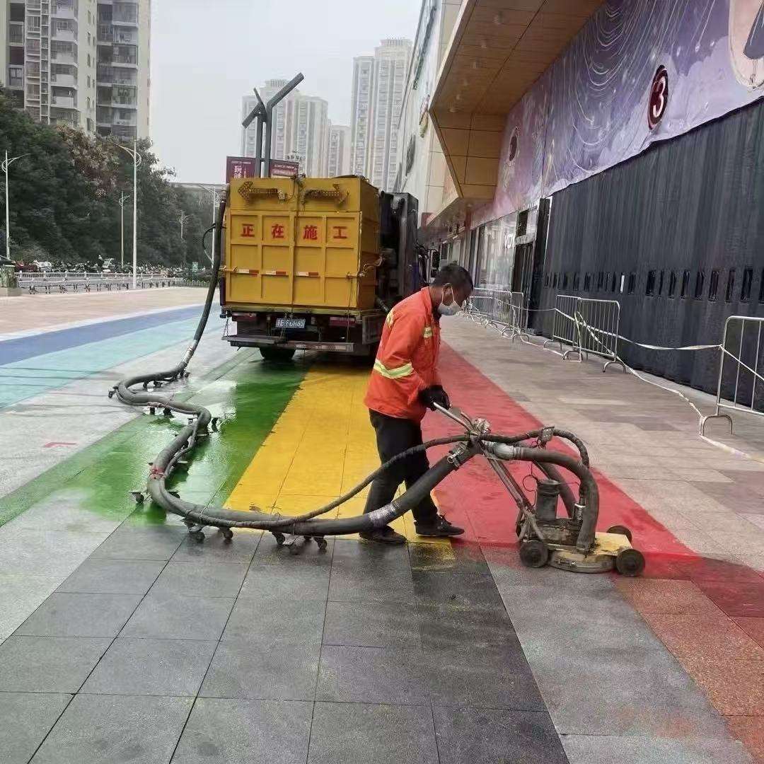 高效道路标线清除机 高压水射流设备用于清除道路上的旧交通标线油漆-4