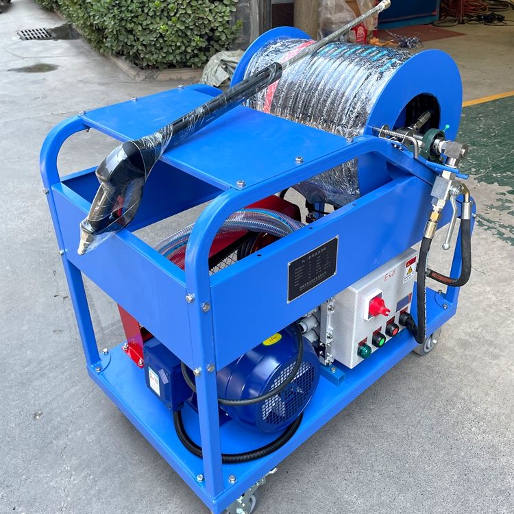 工业下水道疏通喷射器套件 2800psi 高流量玻璃/陶瓷重型快速连接器市政管道清洁-4