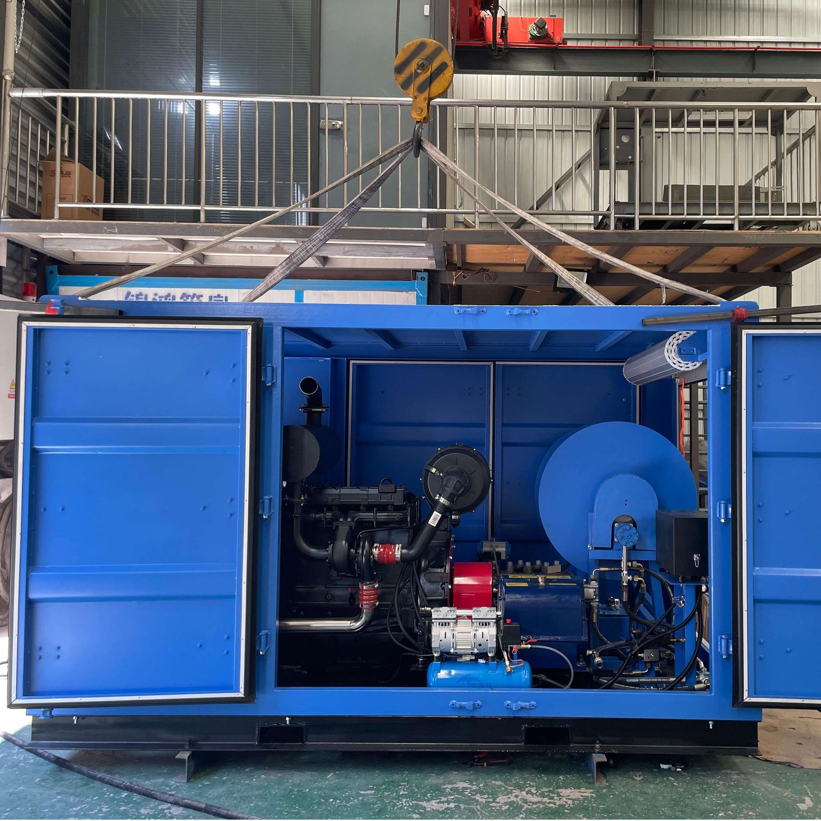 高压水枪喷水机 50gpm 200lpm 下水道清洁机 排水管沟清洁机-3