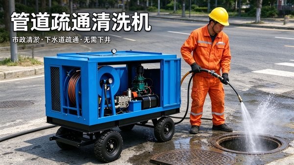 管道疏通清洗机原理与应用